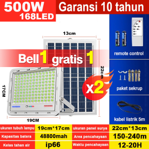 Lampu tenaga surya LED Tenaga Surya sorot tenaga surya tahan air IP66 tenaga surya otomatis outdoor