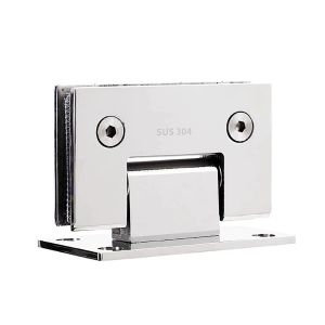 Bản Lề Cabin VVP chất liệu inox 304 90 độ Độ Kẹp Giá Đỡ Cửa Kính Bản Lề Cửa Kính Không Khung Gắn Tường 8-12mm