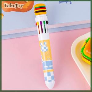 TakeJoy Cartoon Capybara 10-Color Ballpoint Pen Cute 0.5mm Colorful Ink Gel Pen School Office Supplies Stationery Multicolored Pen
