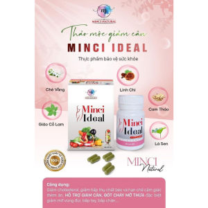 Giảm c ân Minci Ideal hỗ trợ giảm 4-6kg hộp 40 viên - SẢN PHẨM CỰC CHUẨN ĐƯỢC YÊU THÍCH SĂN ĐÓN TRÊN THỊ TRƯỜNG HIỆN NAY HÀNG DÙNG SIÊU THÍCH MỜI KHÁCH YÊU TRẢI NGHIỆM SẢN PHẨM ĐƯỢC SHOP CHỌN LỌC KĨ LƯỠNG