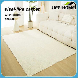 Imitation Sisal Carpet Bedroom Anti Slip Easy To Maintain Bedside Living Room Balcony Carpet