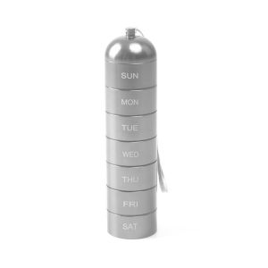 BLACKON Portable Waterproof Multifunction Multilayer Pill Boxes Stainless Steel EDC Tool Pillcase Box Storage Box Bottle Sealed Pill Bottle