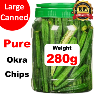 Imported Dried okra chips Dried mixed fruits and veggies Fruit chips dried vegetables snacks Okra crispy dried fruits and veggies crispy vegetables chips organic healthy Snacks for diet green food