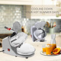 Ice Crusher Electric Heavy Duty Double Blade Ice Crusher Machine Stainless for Scramble Automatic Ice Shaver Machine Electric Commercial High Power Ice Smasher Machine Portable. 