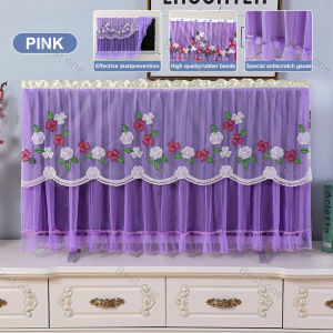 TV Cover 55/42/32 Inch LCD Monitor Home Decorative Lace Embroidery TV Cover