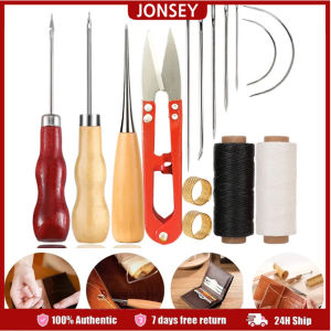 Detachable Sewing Shoe Repair Tool Awl Leather Craft Kit DIY Canvas Tent Shoes Repairing Tool Set Nylon Thread