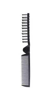 HB Foldable Double Head Hair Comb Anti-Static Pocket Mini Travel Hair Brush for Straight & Curly Hair