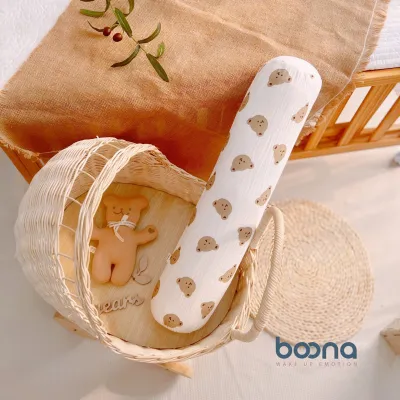 Gối ôm cho bé Boona vải xô muslin organic cao cấp