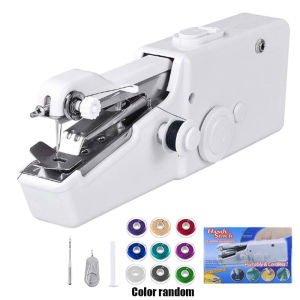 Portable Sewing Machine Electric Handheld Mini Sewing Machine for Home and Travel Use