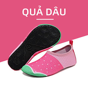 Giày Đi Biển Giày Lặn Lội Nước Chân Màu Đỏ Cho Trẻ Em Giày Bơi Chống Trượt Cho Bé Trai Và Bé Gái Giày Mềm Cho Bé Trai kích cỡ 22-35