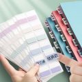 60 Sheets Transparent Index Label Office Classification Sticker Sticky Note Student Stationery. 