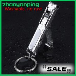 zhaoyanping Ultra-Thin Nail Clipper Stainless Steel Foldable Nail Cutter With Nail File