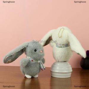 [COD] Springhooe 1 Piece Stuffed Bunny Doll Kawaii Rural Rabbit Plush Toy Babies Sleeping Companion Cartoon Animals Doll Childrens Gift