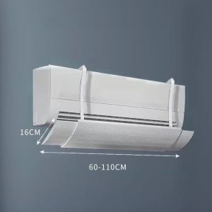 Wind Deflactor Adjustable No Punching Air Conditioner Cover Windshield Air Conditioning Baffle Deflector Baffle Shield