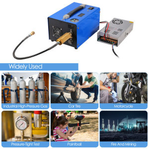 ⭐️【High Quality+In Stock】⭐️Portable PCP Air Compressor Oil-Free/Water-Free Constant Pressure G-un And Paintball Tank Pump With Water/Oil Separator 4500Psi/30Mpa 8MM Quick Connector Car 12V Or Household 110V AC Powered Small Air Compressor