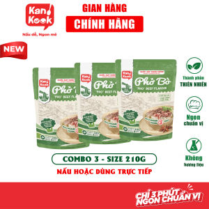 Combo 3 gói nước xốt hoàn chỉnh vị Phở bò Kankook 210g nước dùng hoàn chỉnh chuẩn vị Gia Vị Việt Ấn