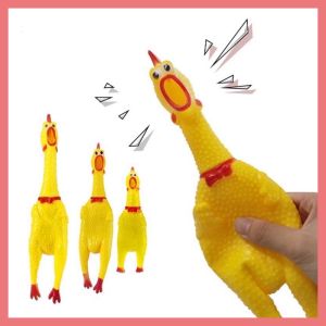 Đồ chơi cho bé con gà - Gà kêu đồ chơi gà la hét vui nhộn - 3 size to nhỏ