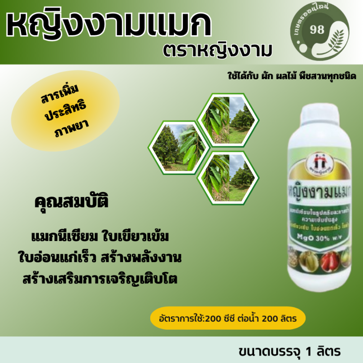 หญิงงามแมก 1 ลิตร สร้างพลังงานและเจริญเติบโต