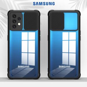 Casing Samsung A32 4G /  A52 5G / A72 5G / A52s 5G Hard Case Camshield Transparan Camera Protect