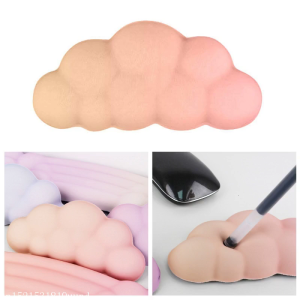 Soft Cloud-shape Wrist Support Pad for Keyboard and Mouse Pain Relief Palm Hand Wrist Mat Silicone Anti-Slip Pads