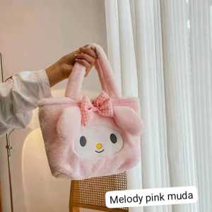 unik TAS BULU KARAKTER lucu tas korea tas anak tas jinjing tas kosmetik bagus banget   T007