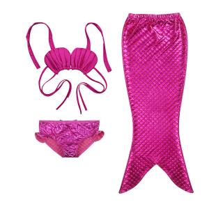 Đồ Bơi Nàng Tiên Cá Bé Gái S016 - đồ bơi bé gái tiên cá chất thun co giãn thoải mái cho bé 13 - 30kg