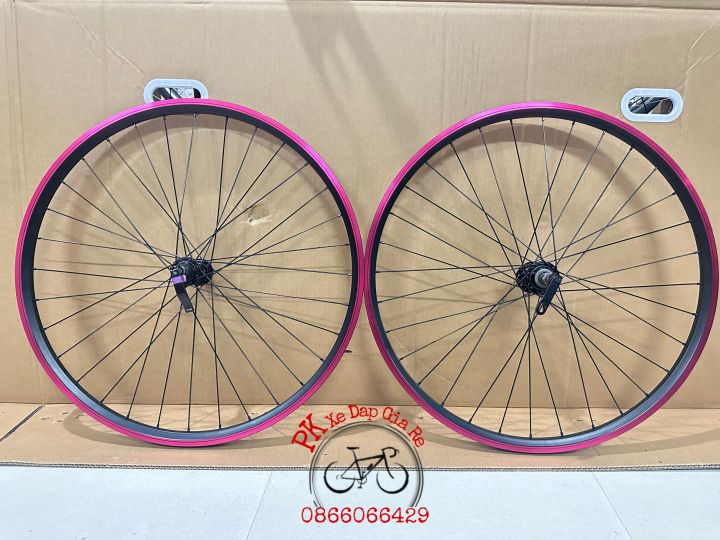 Bộ vành xe đạp 26 inch, Vành xe đạp bánh 26 inch đan sẵn sử dụng phanh ...