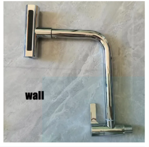 Rain Kitchen Faucet Stainless Multimodes Waterfall Pull Out Faucet Hot and Cold Water Tap Rotatable