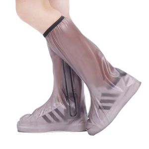 Pelindung sepatu /jas ujan sepatu anti slip Ukuran Panjang Putih Dan hitam