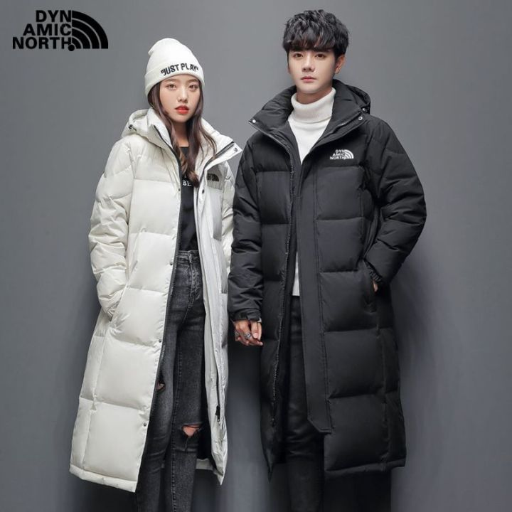 Chính hãng North Face năng động Bắc Áo khoác gió lông vũ dài nam và nữ ...