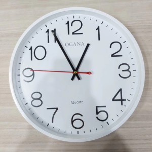Jam Dinding Tebal Besar OGANA Mewah - Jam Dinding Ogana Polos Besar Jam Dinding Bulat Jam Dinding Jumbo / Jam Dinding Polos Diameter 30 Cm
