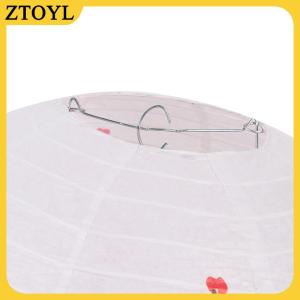 ZTOYL 30cm hoa mận tròn giấy đèn lồng bóng râm Trung Quốc phong cách phương Đông ánh sáng