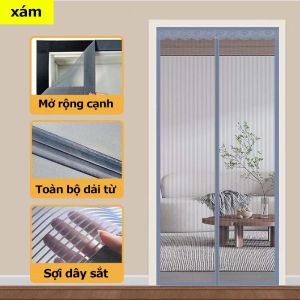 Rèm Cửa Chống Muỗi Từ Tính Toàn Dải Chống trầy xước chống mài mòn chống ăn mòn và không biến dạng