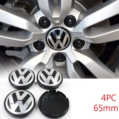 4PC 65mm Wheel Center Hub Caps for Volkswagen VW Golf Passat B6 Jetta Mk5 Wheel Rim Center Logo Car Styling .PuraAutoRepair