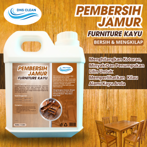 DNS Pembersih Jamur Kayu Membandel 1L Mencerahkan Furniture Meja Kursi Pintu Kusen
