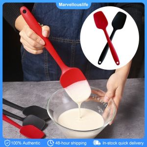 Silicone Cake Scraper Non-stick Cream Spatula Kitchen Cooking Pastry Scraper Mold Brush Tool Baking Accessories