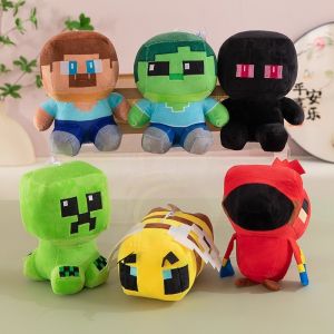 MC Creeper ตุ๊กตาของเล่นตุ๊กตาเกมของเล่น Yellow Bee ของเล่นนุ่ม Action Figure ตุ๊กตาตุ๊กตาตุ๊กตาของขวัญวันเกิดของเล่นเด็กแฟน
