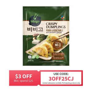 CJ Bibigo Crispy Pork and Vegetable Dumpling - Frozen