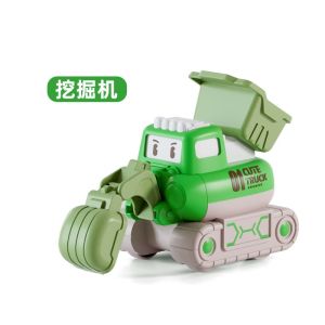 Mainan lucu mobil kartun konstruksi Press & Run - Mainan Edukasi Lucu dan Unik