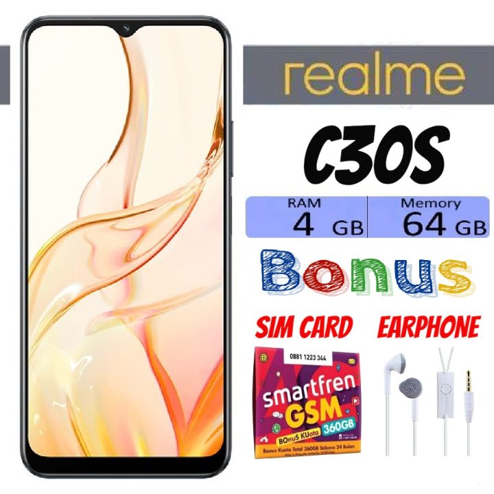 Realme C30s 4+64 GB (5000mAH Massive Battery 6.5 Fullscreen / Powerful ...