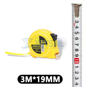 Voysail 3m 5m Convenient Small Steel Tape Measure Retractable Measurement Yellow Blade Adhesive Tape