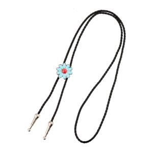 Có Thể Điều Chỉnh Bolo Tie Phổ Biến cao bồi miền Tây Thanh Thiếu Niên Phụ Nữ Khiêu Vũ Cà Vạt Punk Áo Sơ Mi hoa Hợp Kim & Đá Quý Mặt dây khóa