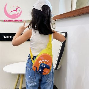 Túi đeo chéo bé trai bé gái 4 màu họa tiết khủng long dễ thương