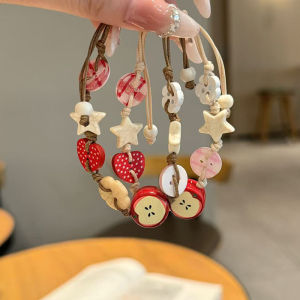 Salime Vintage Star Braided Rope Bracelets For Women Girls Sweet Bohemian Style Adjustable Bangles Jewelry Accessories Gifts