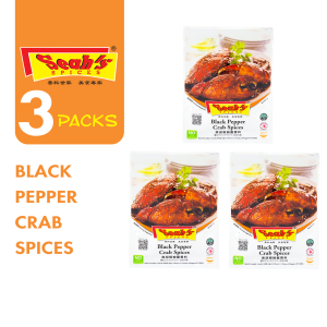 [BUNDLE OF 3] Seahs Spices Singapore Black Pepper Crab Paste Spices Premix (4 pax serving)