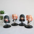 4 pcsset My Teen Romantic Comedy SNAFU Anime Figure Yukino Yukinoa Action Figure Yui Yuigahama Figurine Model Doll Toys 10cm. 