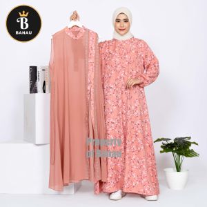 Gamis Muslimah Dewasa Aruna Kekinian Pesta