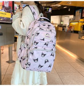 โรงเรียนสาวกระเป๋านักเรียนกระเป๋าเป้สะพายหลังน่ารัก