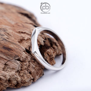 Cincin Wanita Perak 925 Asli Simple Plain Ring Balibo