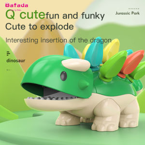 Bafada Insert Dinosaurs Baby Activity ToyToddler Exercise Finger Toys for Kids Early Learning Toys Early Development Toys Educational for Baby Toddler Boys Girlsfinger coordination
